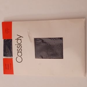 Cassidy vintage sheer lycra indigo pantyhose size medium  new